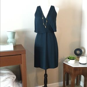 Theory Silk Dress in Teal
